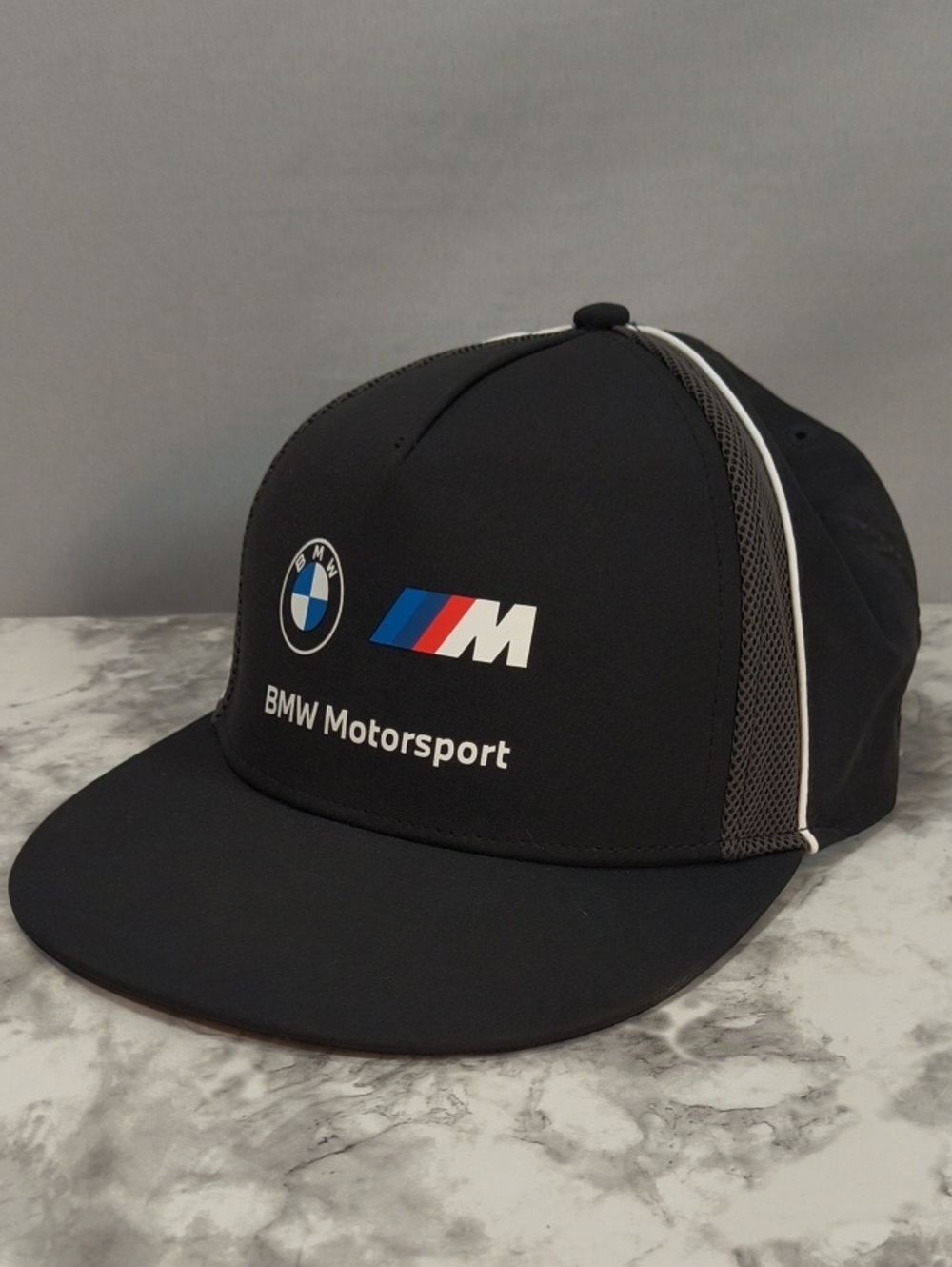 BMW/ Puma Black Motorsport Tricolor M Snapback Cap